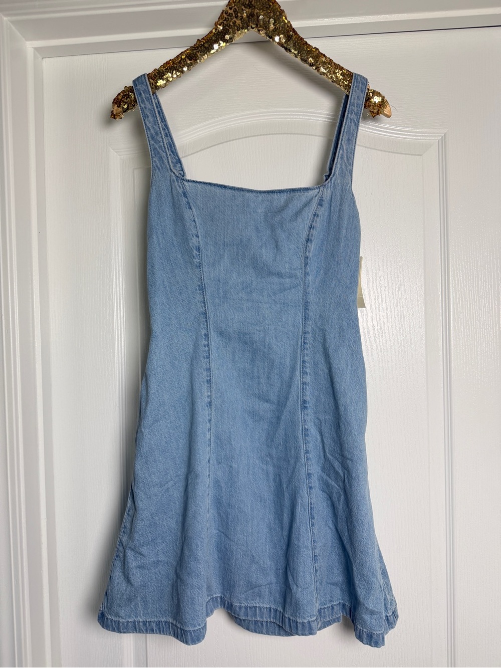 Hollister Denim Jean Dress size medium NWT